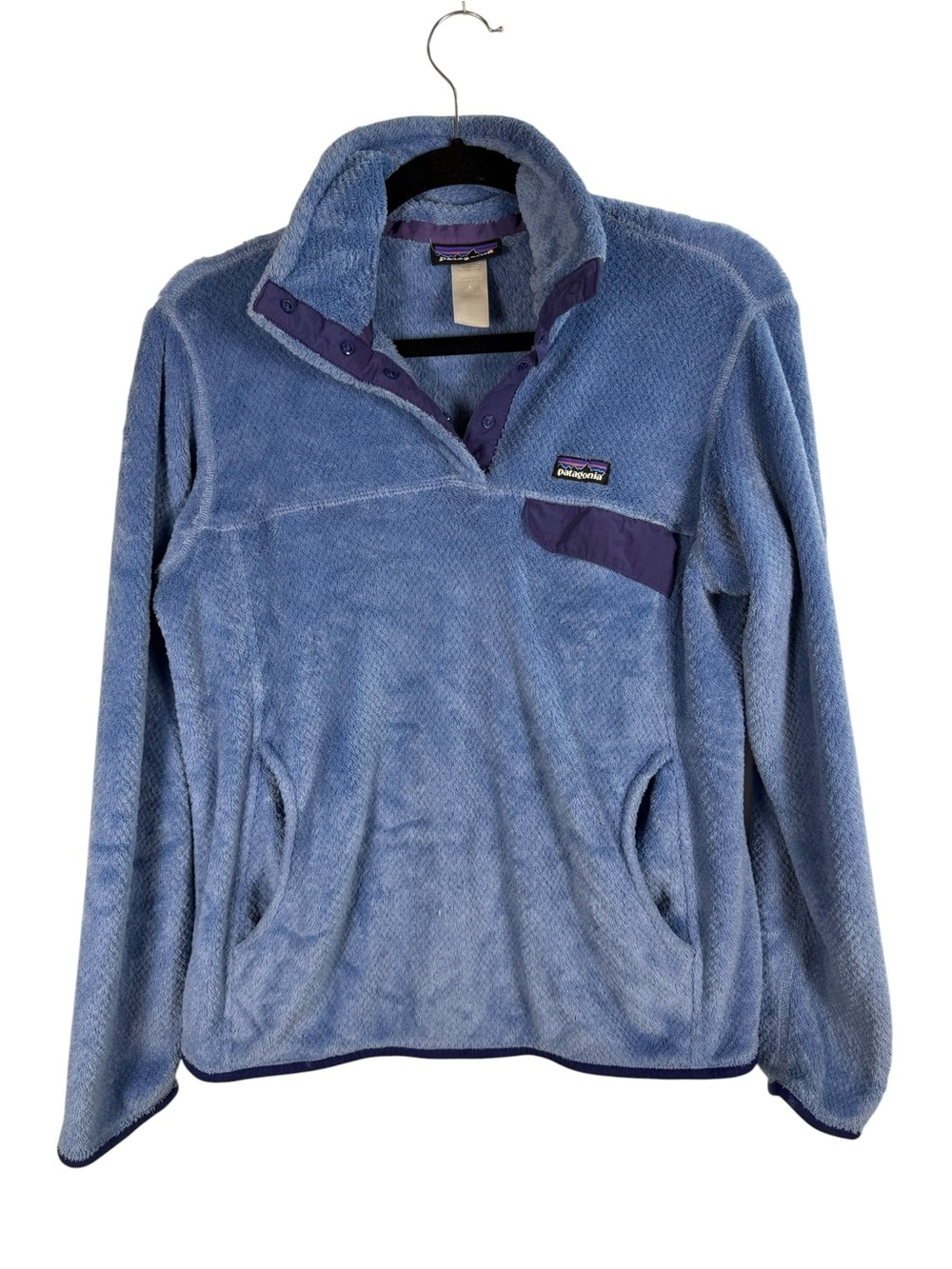 Patagonia Women's Re-Tool Snap-T Fleece Pullover Blue Sz Medium